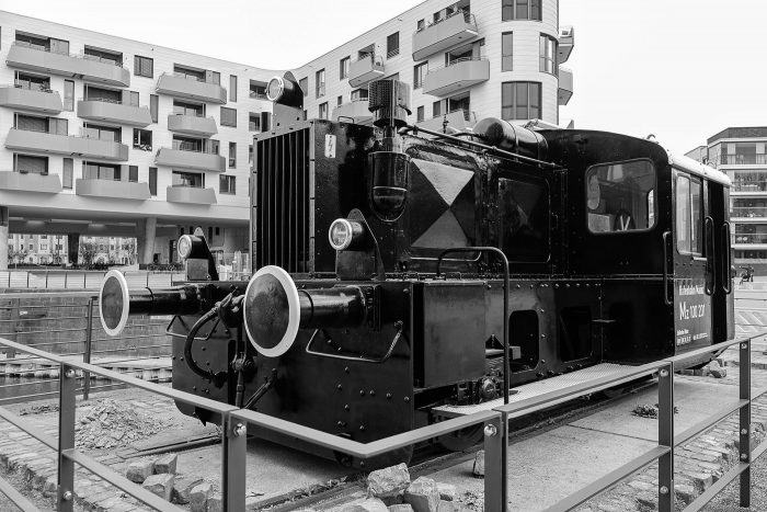 Rangierlok Köf der ehemaligen Hafenbahn Mainz